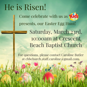Crescent Beach Baptist Easter Egg Hunt 