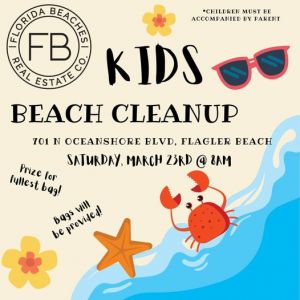 Florida Beaches Real Estate Co Kids Beach Clean Up 