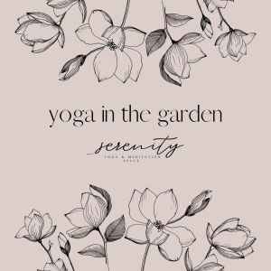 Yoga in the garden 