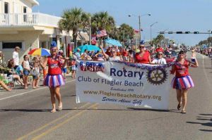 Rotary Club of Flagler Beach Stars and Stripes Parade 