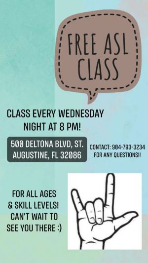 Free ASL Class 