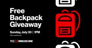 TCC Wireless Zone Backpack Giveaway