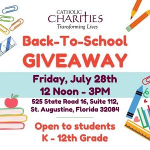 Catholic Charities Back to School St. Augustine 