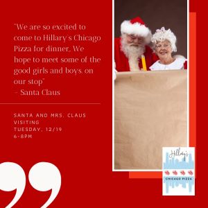Hillarys Chicago Pizza Santa Claus 