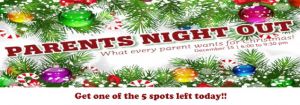 Shinsei Martial Arts Christmas Parents Night Out 