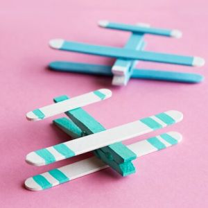 Craft Stick Airplane 