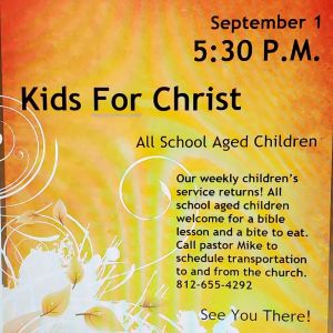 Westside Baptist Bunnell: Kids For Christ