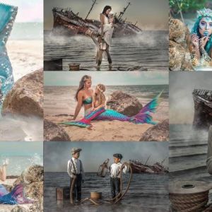 Wild Artistry Photography: Mermaid and Shipwreck Photoshoot