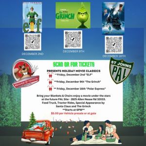 St. Johns Police Athletic League: Classic Holiday Movie Series
