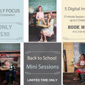 Family Focus Photography: Back to School Mini Sessions