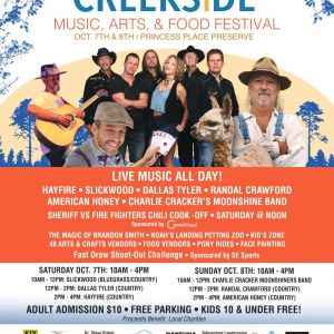 Flagler Broadcasting: Annual Creekside Music and Arts Festival