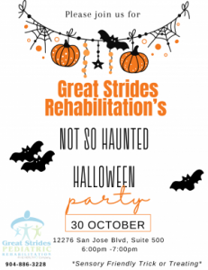 Great Strides Rehabilitation: Not So Haunted Halloween Party