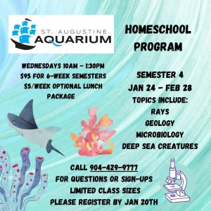 St. Augustine Aquarium: Homeschool Program