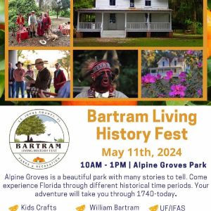 St. Johns County Parks and Recreation: Bartram Living History Festival