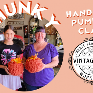 Coconut Barrel: Chunky Hand Knit Pumpkin Workshop