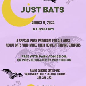 Ravine Gardens State Park: Just Bats