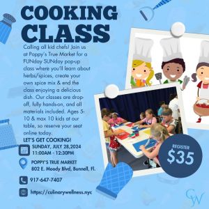 Culinary Wellness: Kids Cooking Class