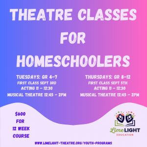 Limelight Theatre: Theatre Classes for Homeschoolers