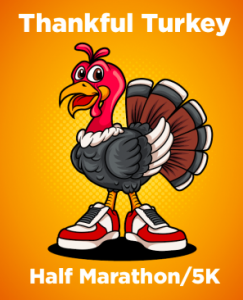 Second Wind Timing: Thankful Turkey Half Marathon and 5K