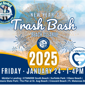 St. Johns River State College:Annual New Years Trash Bash Beach Cleanup