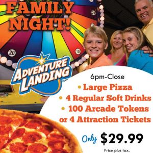 Adventure Landing Entertainment Center: Family Fun Night