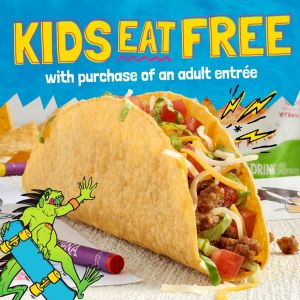 Tijuana Flats: Kids Eat Free Spring Break Promotion