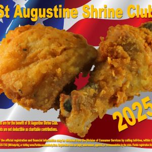 Saint Augustine Shrine Club: Fried Chicken Dinner