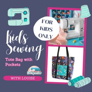 Cut Up and Sew Palm Coast: Kids Sewing Class - Make Your Own Groovy Tote Bag