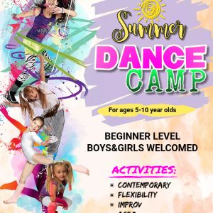 Beginner Dance Camp June 10th-13th 10am-2pm