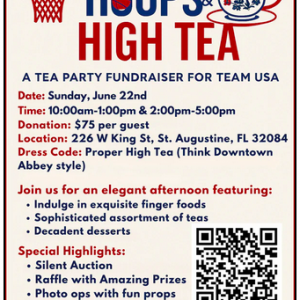 Local Refillery: Hoops and High Tea - A Tea Party Fundraiser for Team USA
