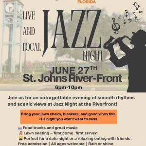 Palatka Recreation and Cultural Arts: Jazz Night on the Riverfront