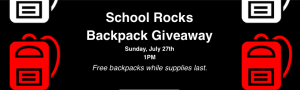 TCC Wireless Zone: Annual School Rocks Backpack Giveaway