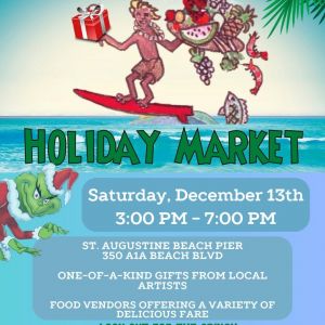 Wednesday Pier Farmers Market: Annual Holiday Market at the St. Augustine Beach Pier