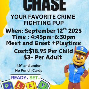 Ready Set Play: Paw Patrols Chase Meet and Greet