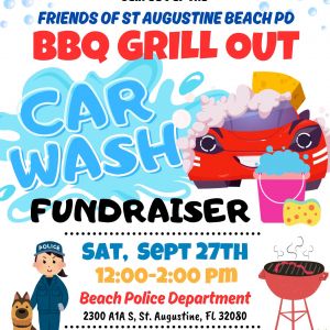 Friends of St. Augustine Beach Police Department: Car Wash and Grill Out