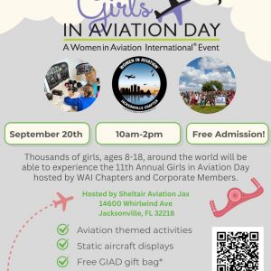 Women in Aviation Jacksonville Chapter: Annual Girls in Aviation Day