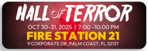Palm Coast Fire Deptmart Station 21: Annual Hall of Terror