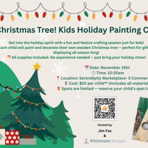 Serendipity Marketplace: Oh Christmas Tree! Kids Holiday Painting Class