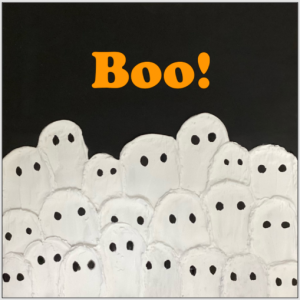 Splatter and Pour: Boo-tiful Ghosties