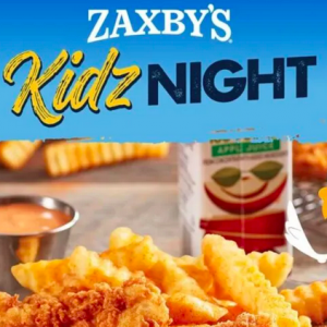 Zaxbys: Kidz Night