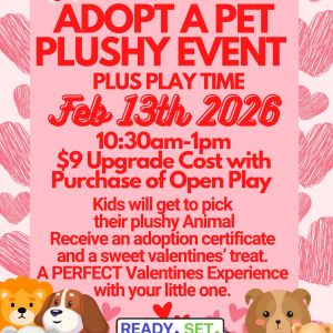 Ready Set Play: Valentine's Adopt A Pet Plushy