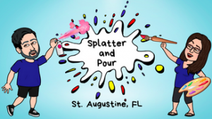 Splatter and Pour: Fun Art - Not Fine Art Paint Parties