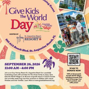 Guy Harvey Oceanfront Resort St. Augustine Beach: Give Kids the World Poolside Party and Fundraiser