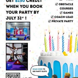 Urban Youth Park: Discount on Booking Parties