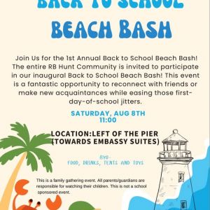 R.B. Hunt Elementary: Back to School Beach Bash