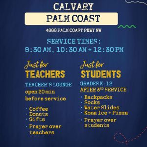 Calvary Palm Coast: Back to School Splash