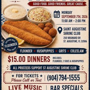 Saint Augustine Shrine Club: Labor Day Fish Fry