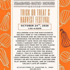 Ximenez-Fatio House Museum: Trick or Treat & Harvest Festival